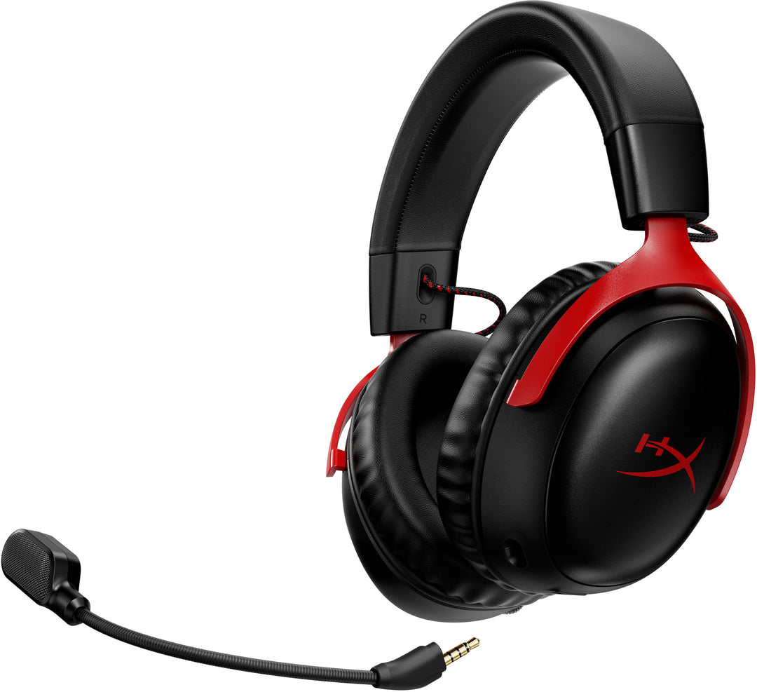 HyperX - Cloud III Wireless Gaming Headset for PC, PS5, and PS4 - Black/Red_8