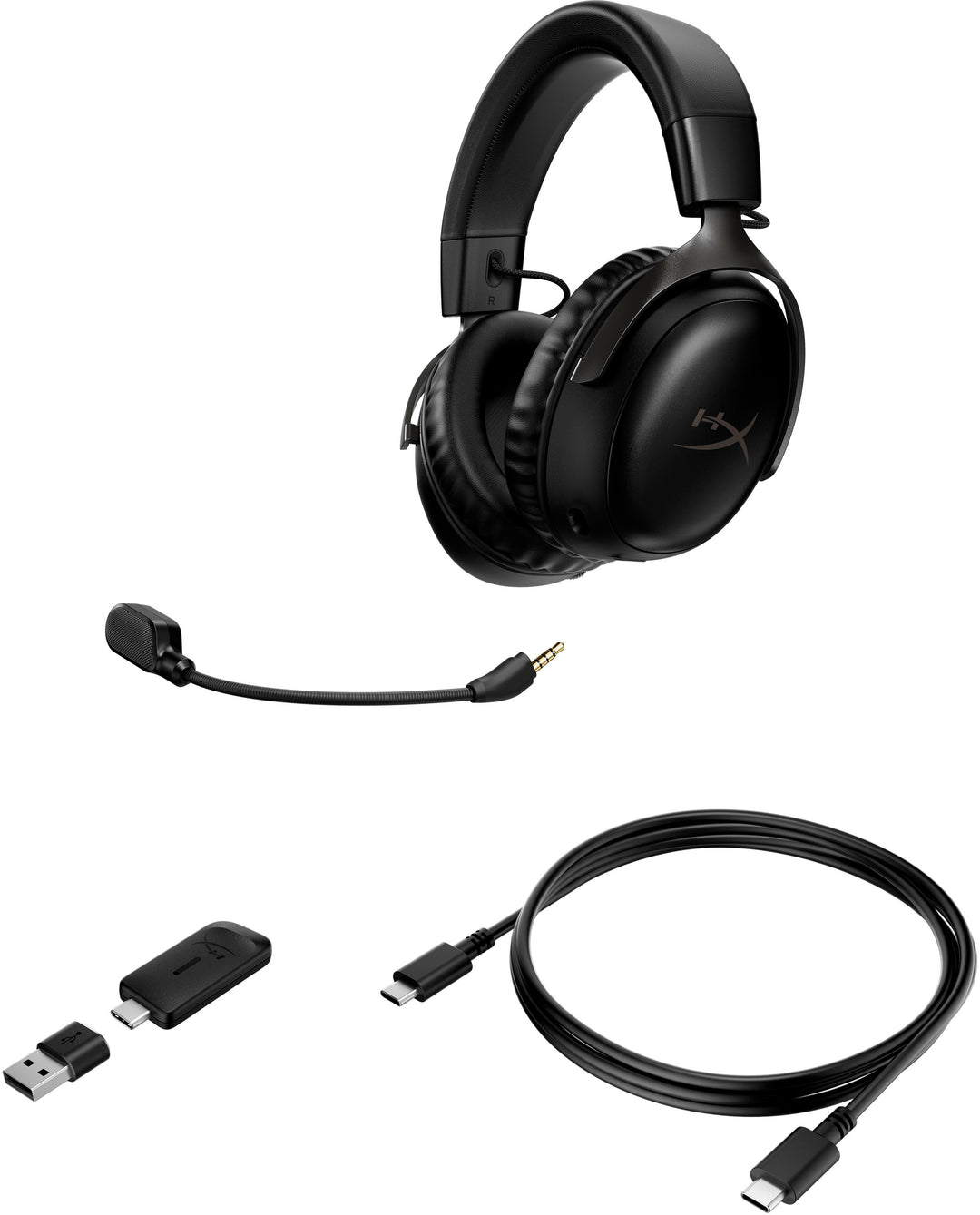 HyperX - Cloud III Wireless Gaming Headset for PC, PS5, and PS4 - Black_6