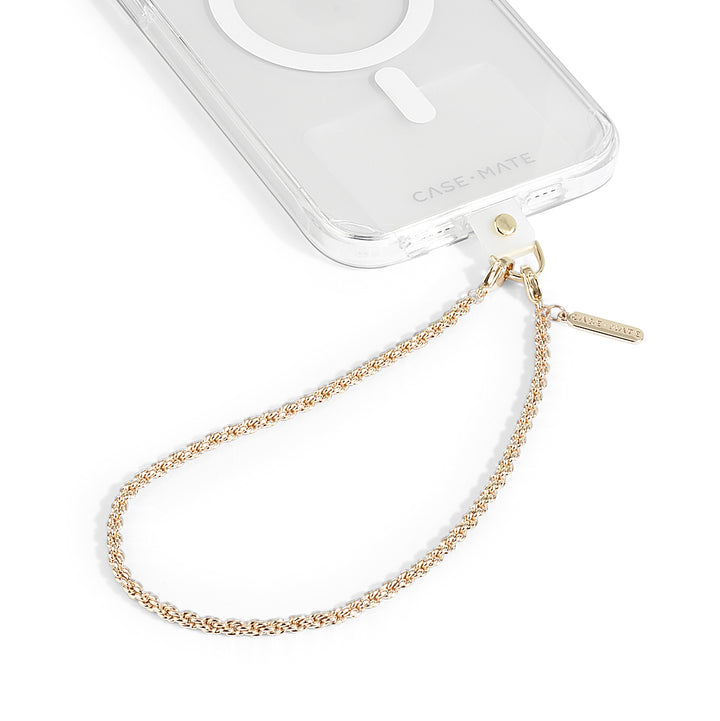 Case-Mate - Wristlet Eternity Chain for Most Cell Phones - Gold_3