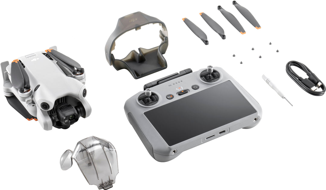 DJI - Mini 4 Pro Drone and RC 2 Remote Control with Built-in Screen - Gray_3