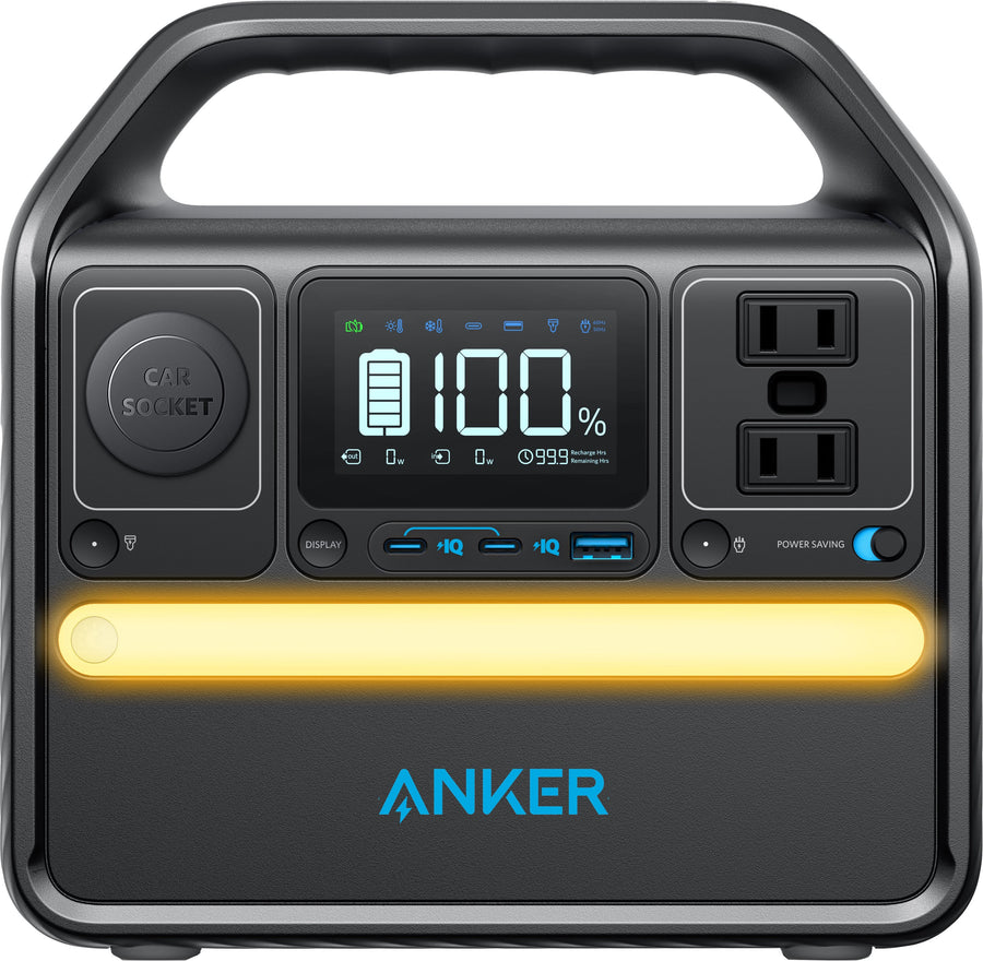 Anker - 522 Portable Power Station - Black_0
