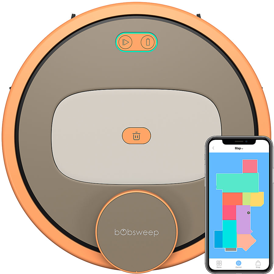 bObsweep - PetHair Appetite Wi-Fi Connected Robot Vacuum and Mop - Thai Tea_0