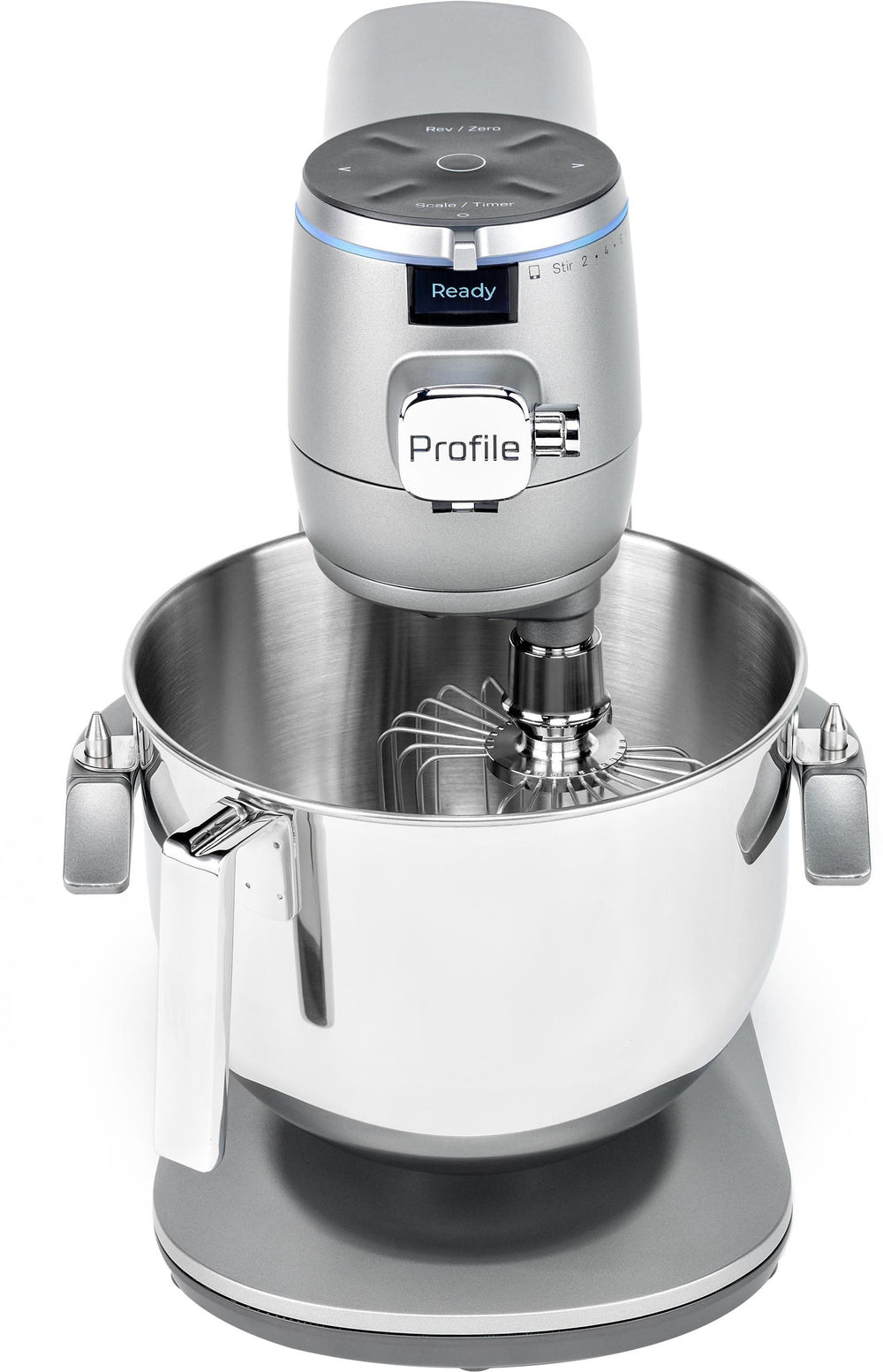 GE Profile - 7 Quart Bowl- Smart Stand Mixer with Auto Sense - Mineral Silver_1