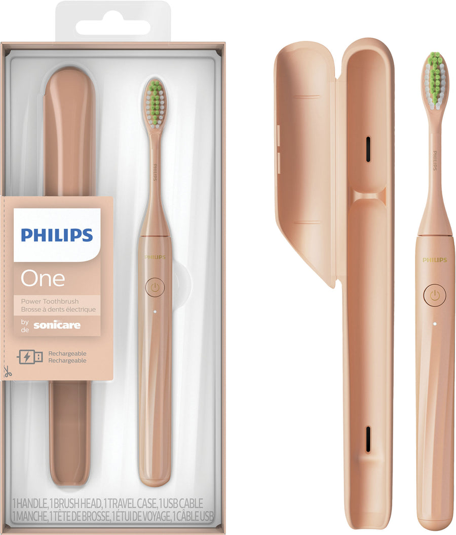 Philips One by Sonicare Rechargeable Toothbrush, Shimmer, HY1200/25 - Shimmer_0