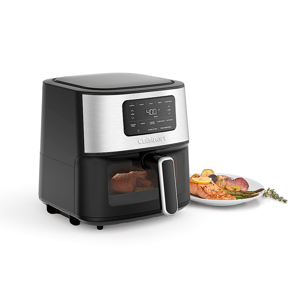 Cuisinart - Basket Air Fryer - Stainless Steel and Black_1