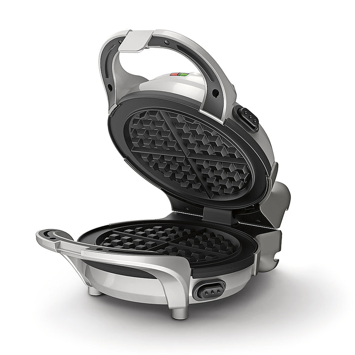 Cuisinart - 2-in-1 Waffle Maker w Removable Plates - Stainless Steel & Multi-Colored_2