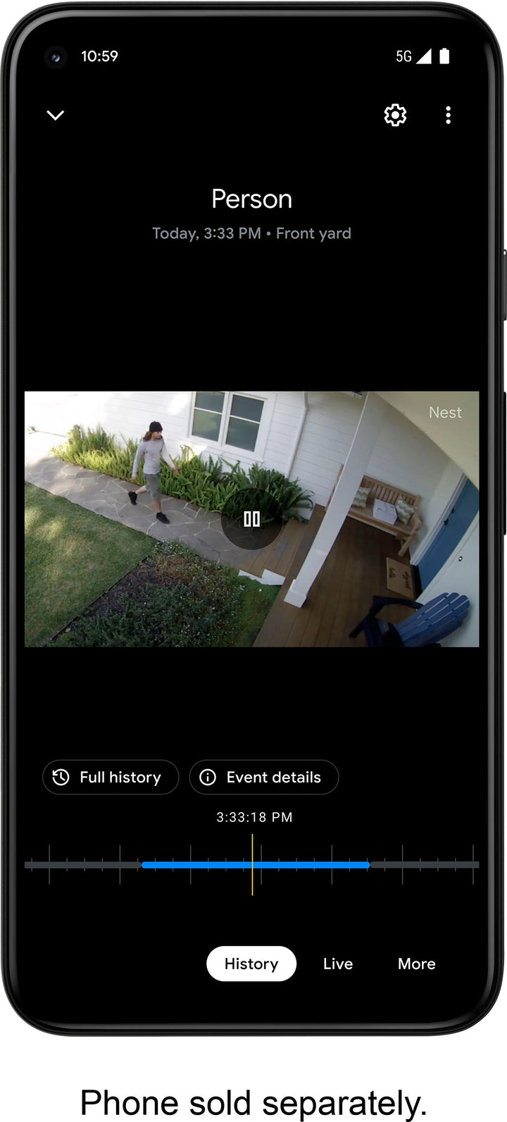 Google - Nest Cam 3 Pack Indoor/Outdoor Wire Free Security Cameras - Snow_6