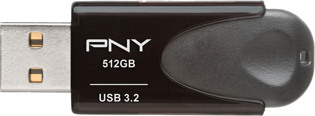 PNY - Elite Turbo Attaché 4 512GB USB 3.2 Flash Drive - Gray_4