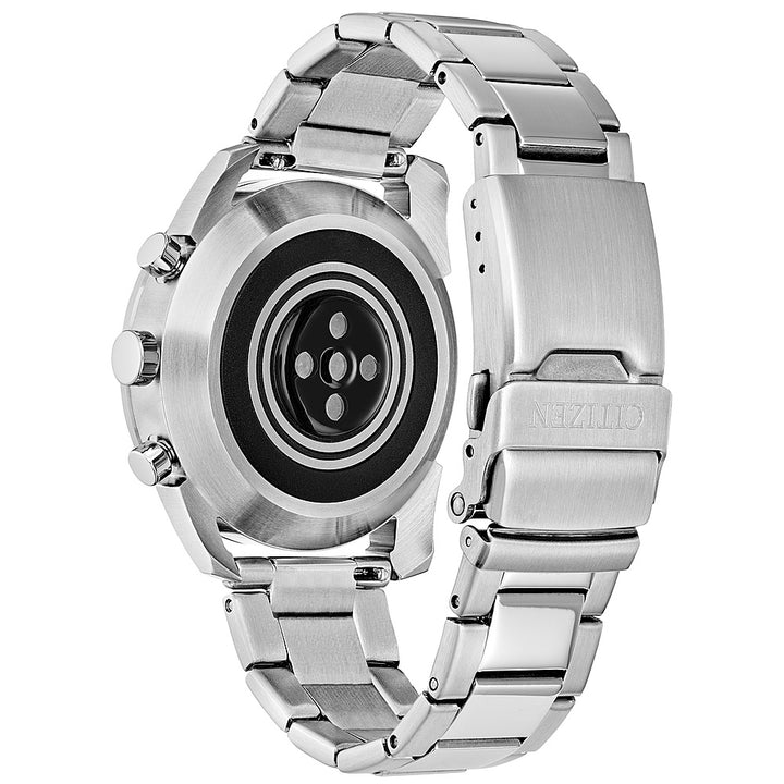 Citizen - CZ Smart Unisex Hybrid 42.5mm Stainless Steel Smartwatch with Silvertone Stainless Steel Bracelet_2