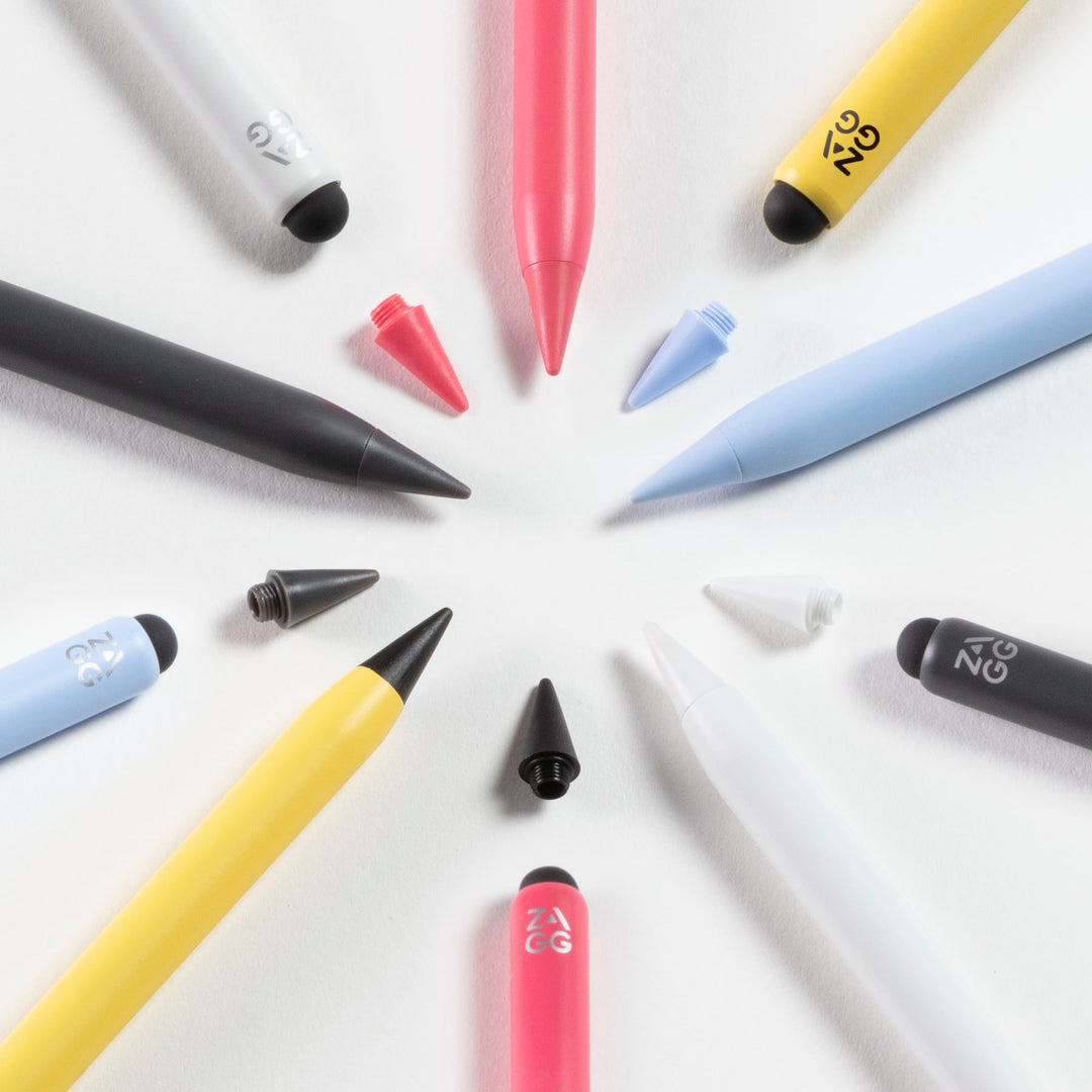 ZAGG - Pro Stylus 2 Active, Dual-Tip Stylus with Wireless Charging - Yellow_6