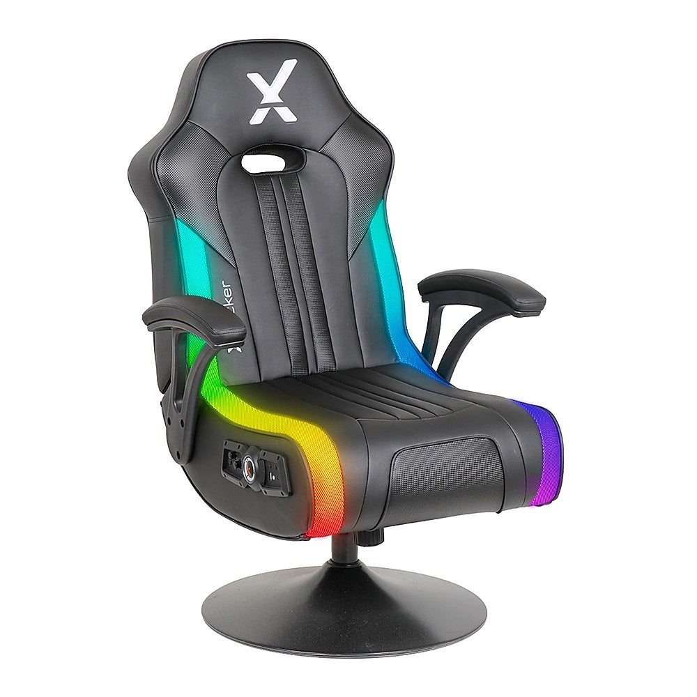 X Rocker - Torque RGB Audio Pedestal Gaming Chair with Subwoofer and Vibration - Black/RBG_0