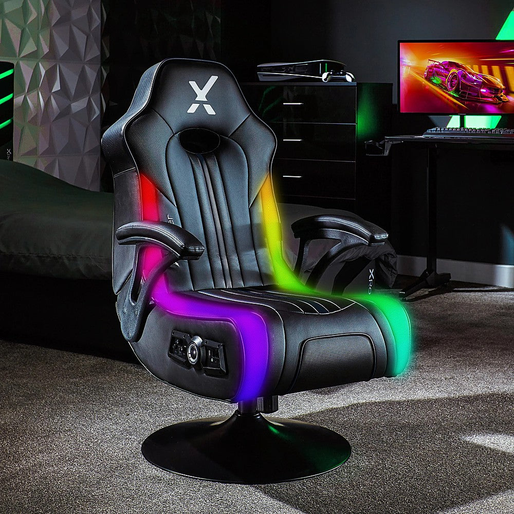 X Rocker - Torque RGB Audio Pedestal Gaming Chair with Subwoofer and Vibration - Black/RBG_5