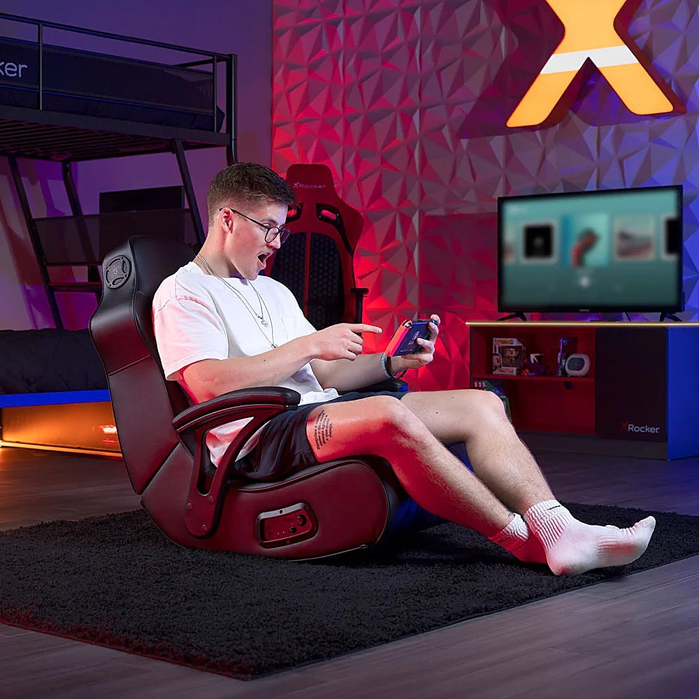 X Rocker - G-Force Audio Floor Rocker Gaming Chair - Black_4