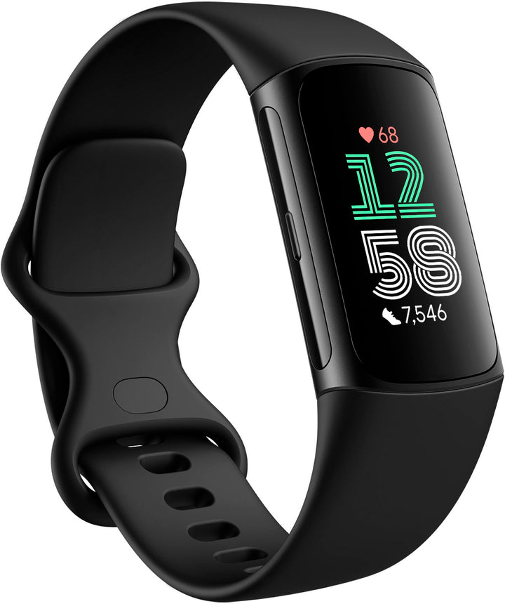 Fitbit - Charge 6 Advanced Fitness & Health Tracker - Obsidian_1