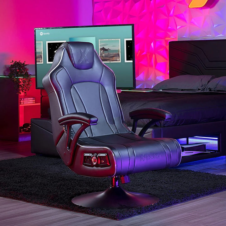 X Rocker - CXR3 LED Audio Pedestal Gaming Chair with Subwoofer - Black_2