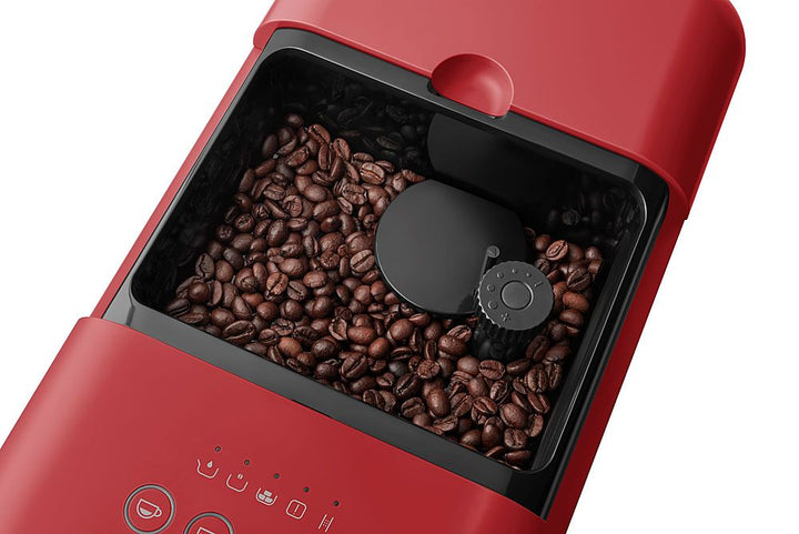 SMEG BCC02 Fully-Automatic Coffee Maker With Steamer - Red_5