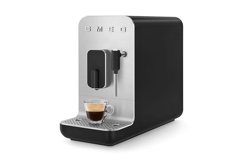 SMEG BCC02 Fully-Automatic Coffee Maker With Steamer - Black_6