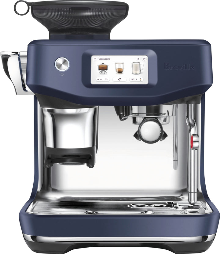 Breville - the Barista Express Impress Espresso Machine - Damson Blue_0