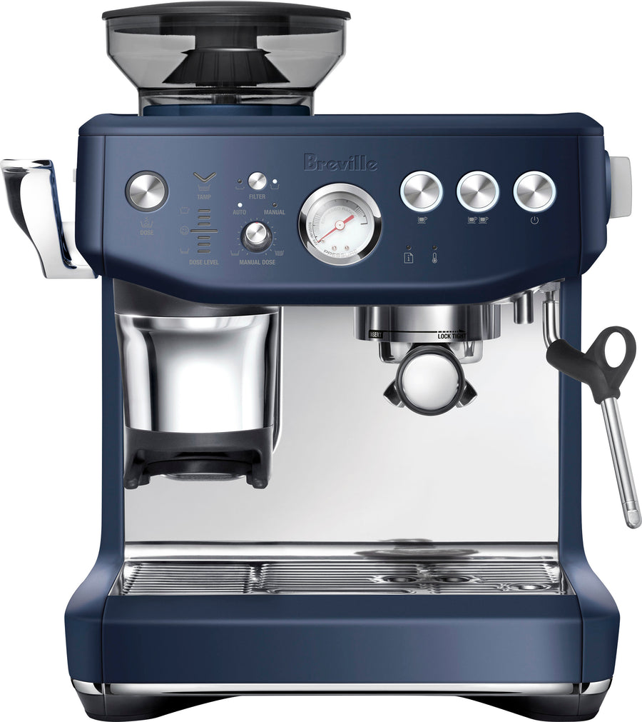 Breville - Barista Express Impress Espresso Machine - Damson Blue_0