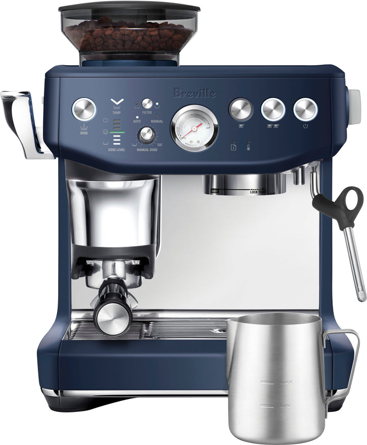 Breville - Barista Express Impress Espresso Machine - Damson Blue_2