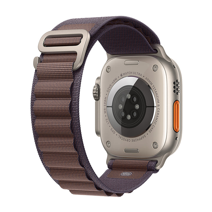 Apple Watch Ultra 2 (GPS + Cellular) 49mm Titanium Case with Indigo Alpine Loop - Large - Titanium_6