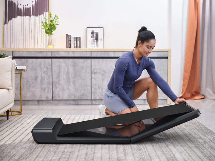 WalkingPad - A1 Pro Under Desk Treadmill Double Fold Walking Pad - Black_3