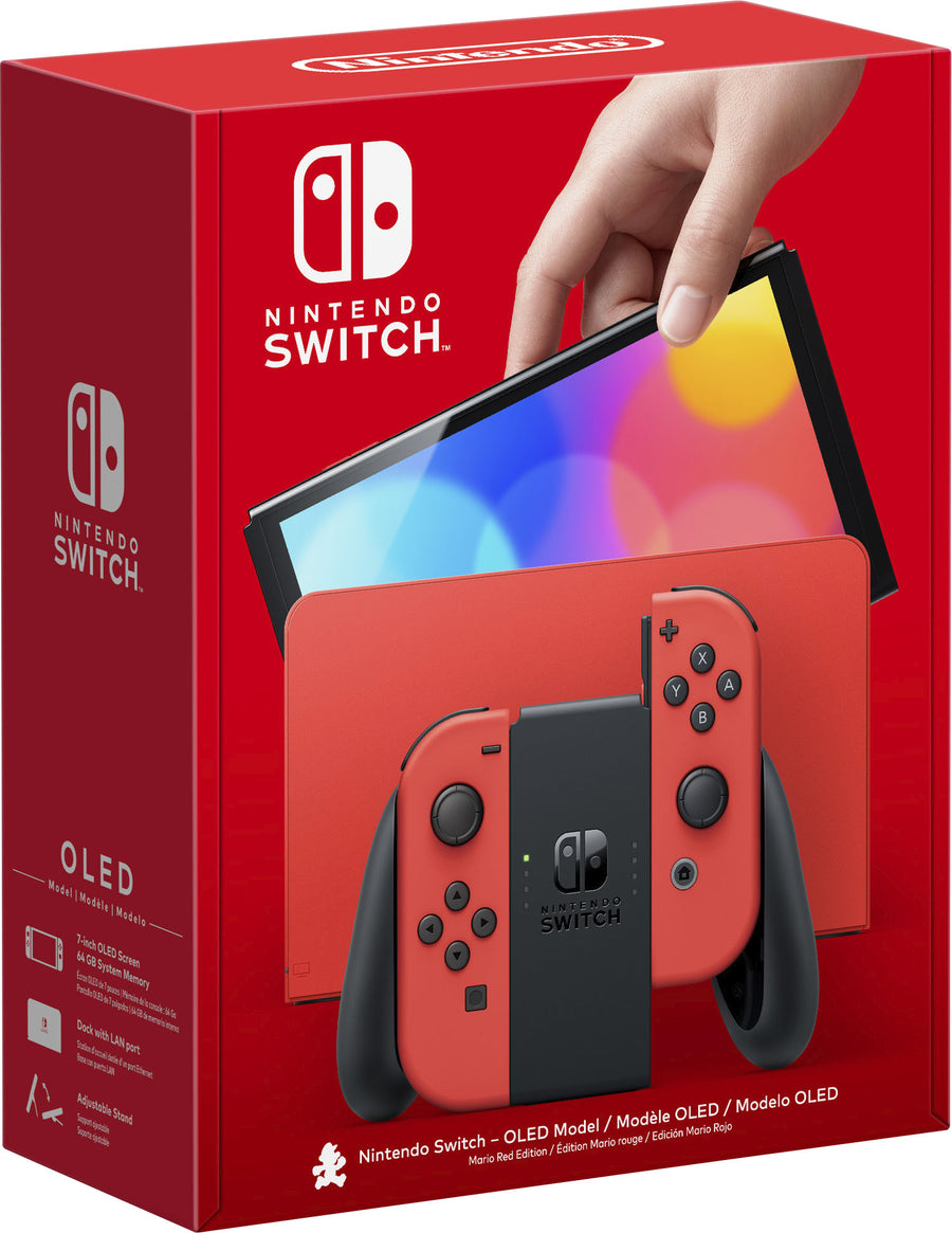 Nintendo Switch - OLED Model: Mario Red Edition - Red_0