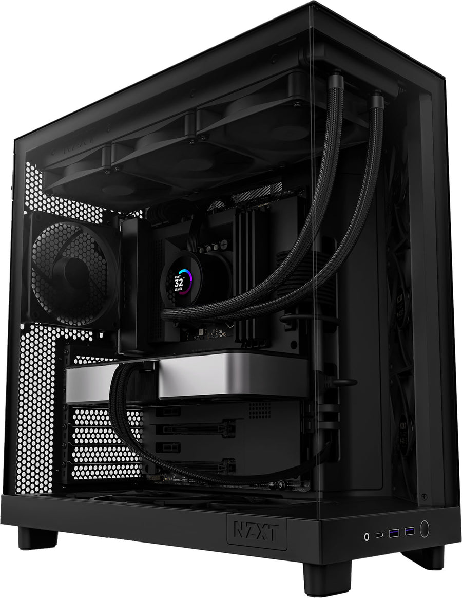NZXT - H6 Flow ATX Mid-Tower Case with Dual Chamber - Black_0