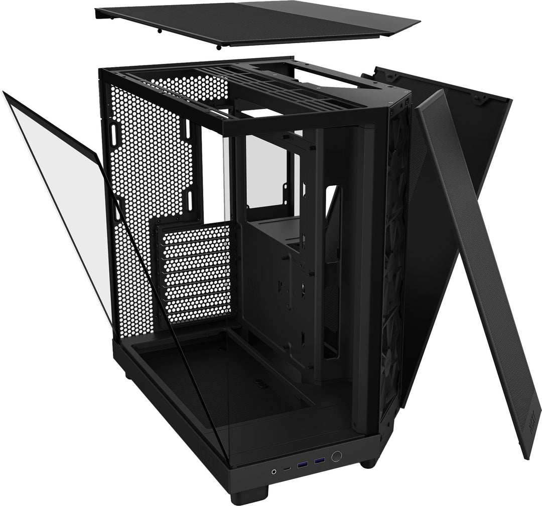 NZXT - H6 Flow ATX Mid-Tower Case with Dual Chamber - Black_2