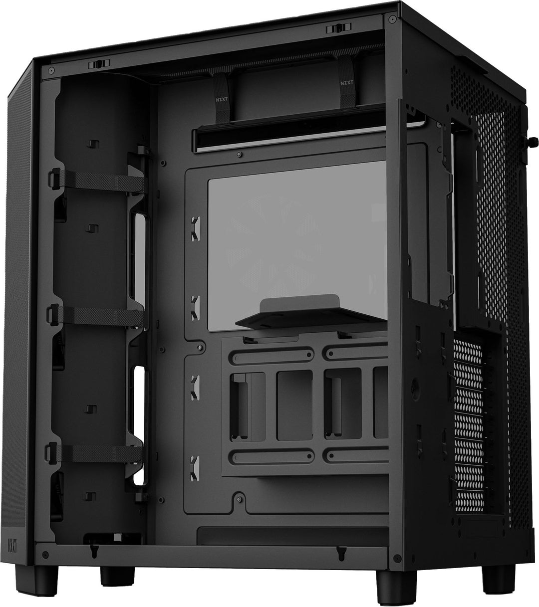 NZXT - H6 Flow ATX Mid-Tower Case with Dual Chamber - Black_1