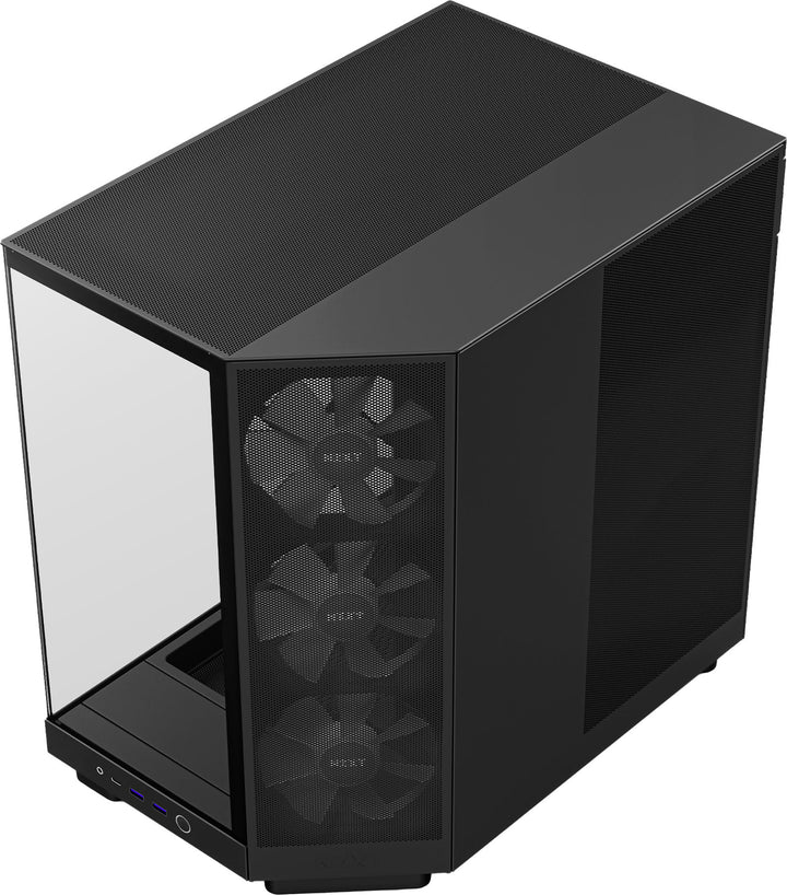 NZXT - H6 Flow RGB ATX Mid-Tower Case with Dual Chamber - Black_2