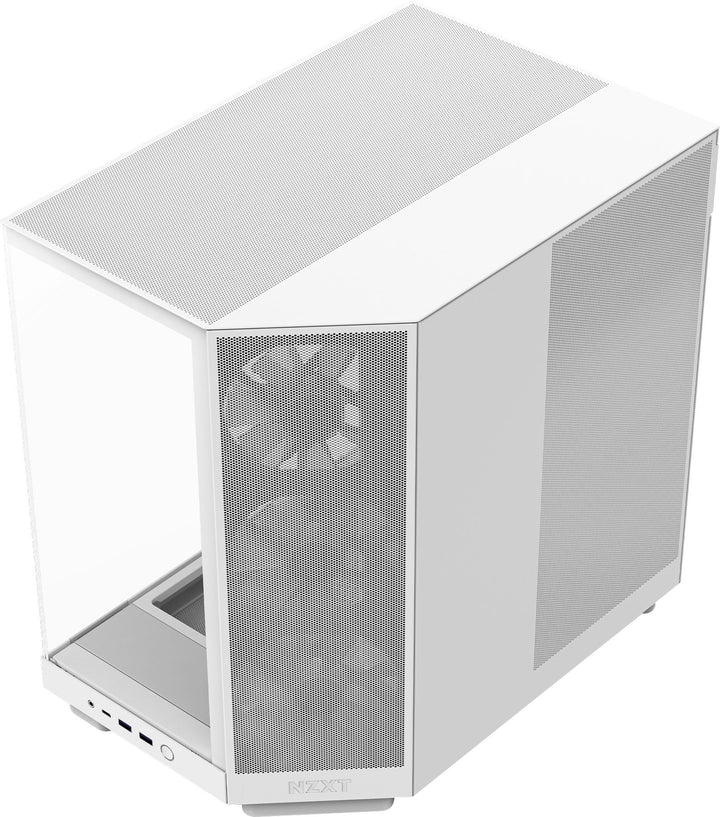 NZXT - H6 Flow RGB ATX Mid-Tower Case with Dual Chamber - White_2