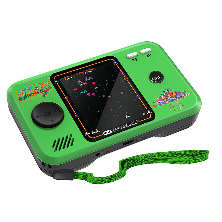 dreamGEAR - Galaga Portable Gaming System (2 games in 1) - Green & Black_4