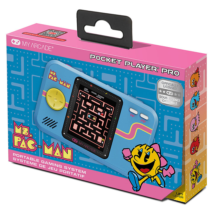 dreamGEAR - Ms.Pac-Man Portable Gaming System - Pink & Blue_3