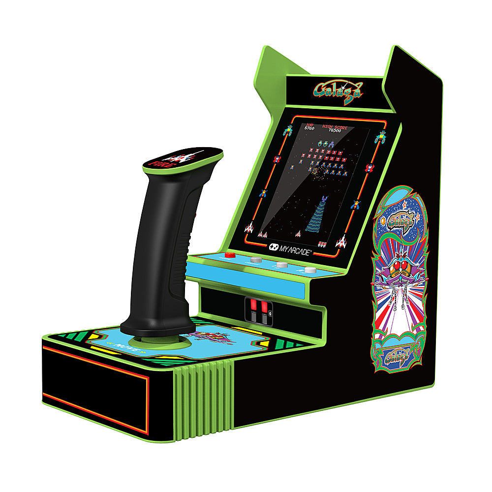dreamGEAR - Galaga Portable Retro Arcade (2 games in 1) - Green & Black_5