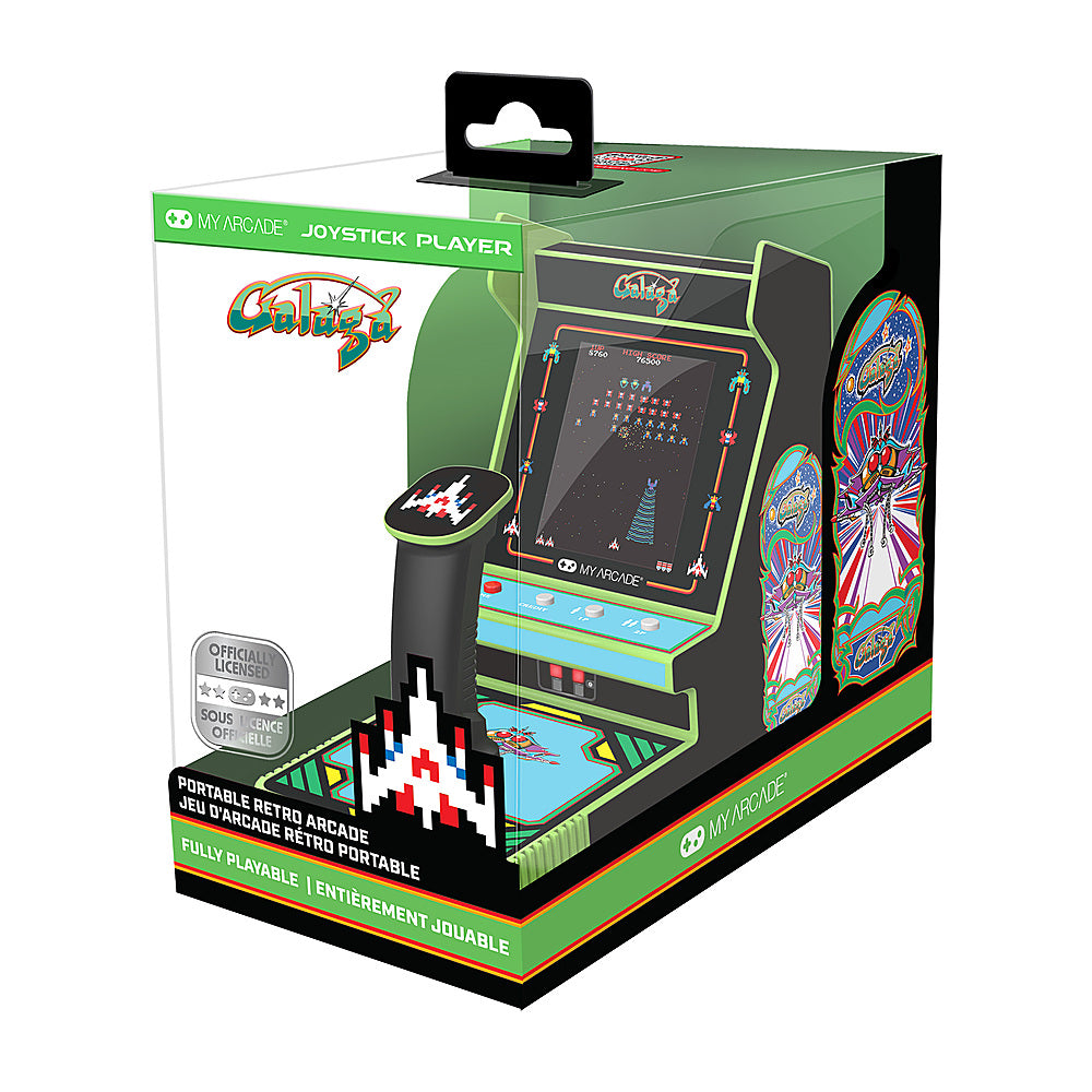 dreamGEAR - Galaga Portable Retro Arcade (2 games in 1) - Green & Black_3