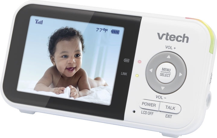 VTech - 2.8” Digital Video Baby Monitor with Night Light - White_3