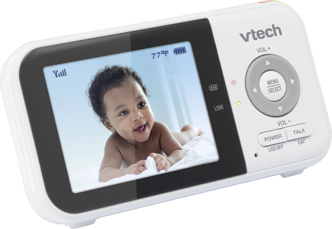 VTech - 2.8” Digital Video Baby Monitor with Night Light - White_4