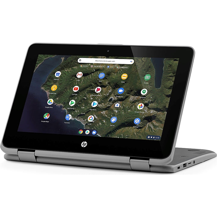 HP Chromebook x360 11 G2 Laptop, Celeron N4100 1.1GHz, 4GB, 32GB SSD, 11.6" HD, Chrome OS, CAM, TOUCH, A GRADE - Gray_2