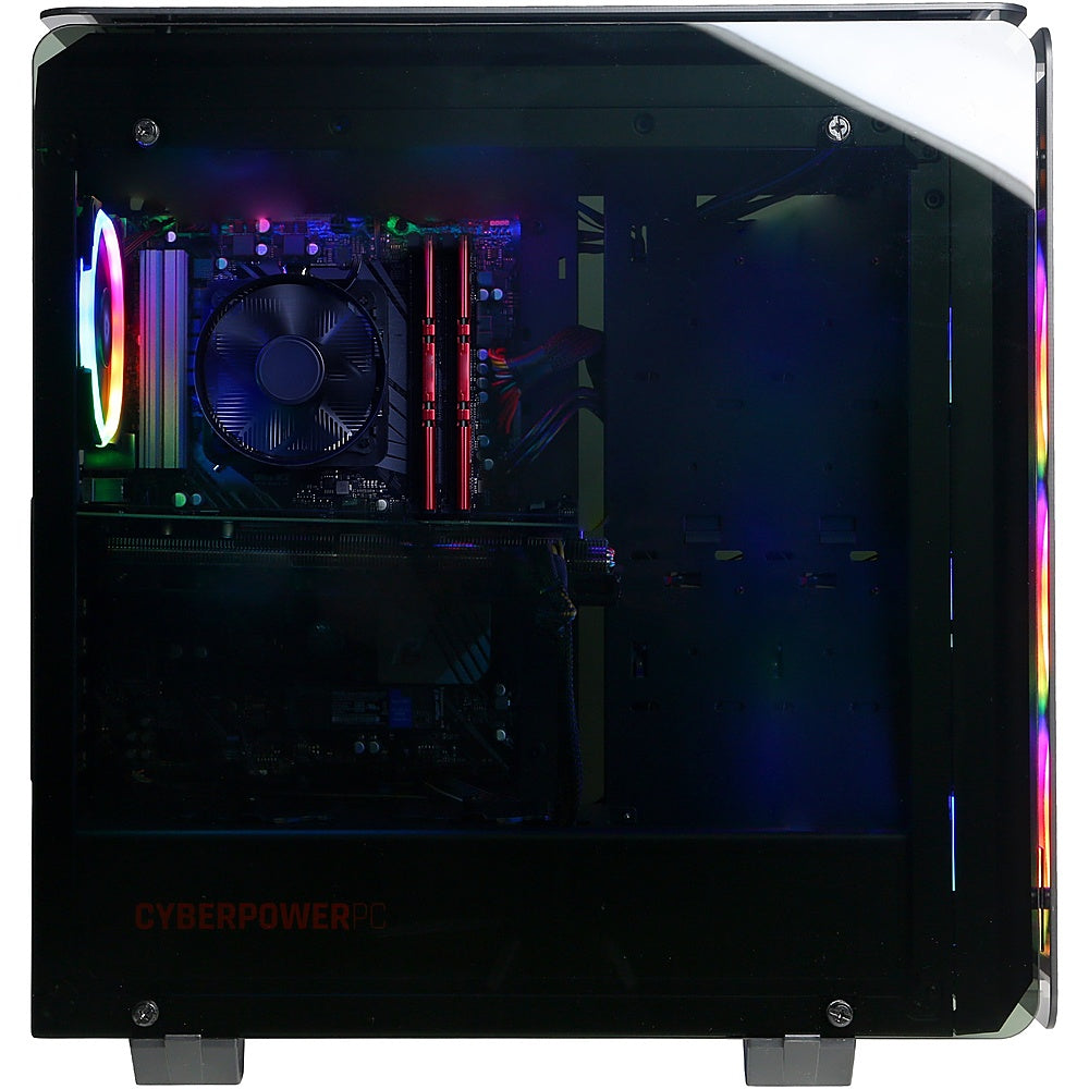 CyberPowerPC - Gamer Master Gaming Desktop - AMD Ryzen 7 7700 - 32GB Memory - AMD Radeon RX 7700 XT - 2TB SSD - Black_1