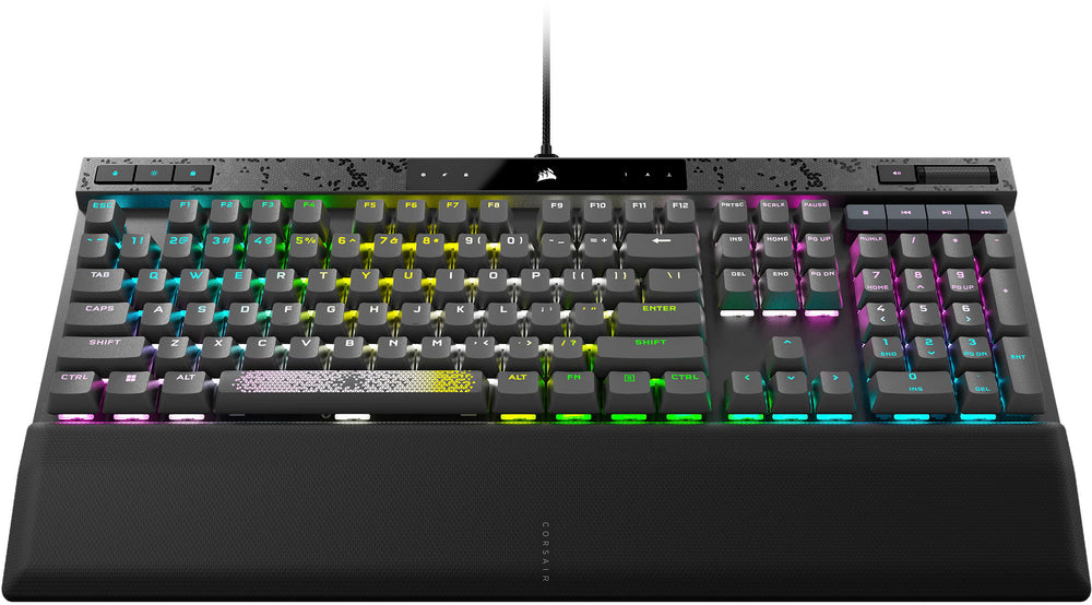 CORSAIR - K70 MAX RGB Magnetic-Mechanical Gaming Keyboard with PBT Double-Shot Keycaps - Steel Gray_1
