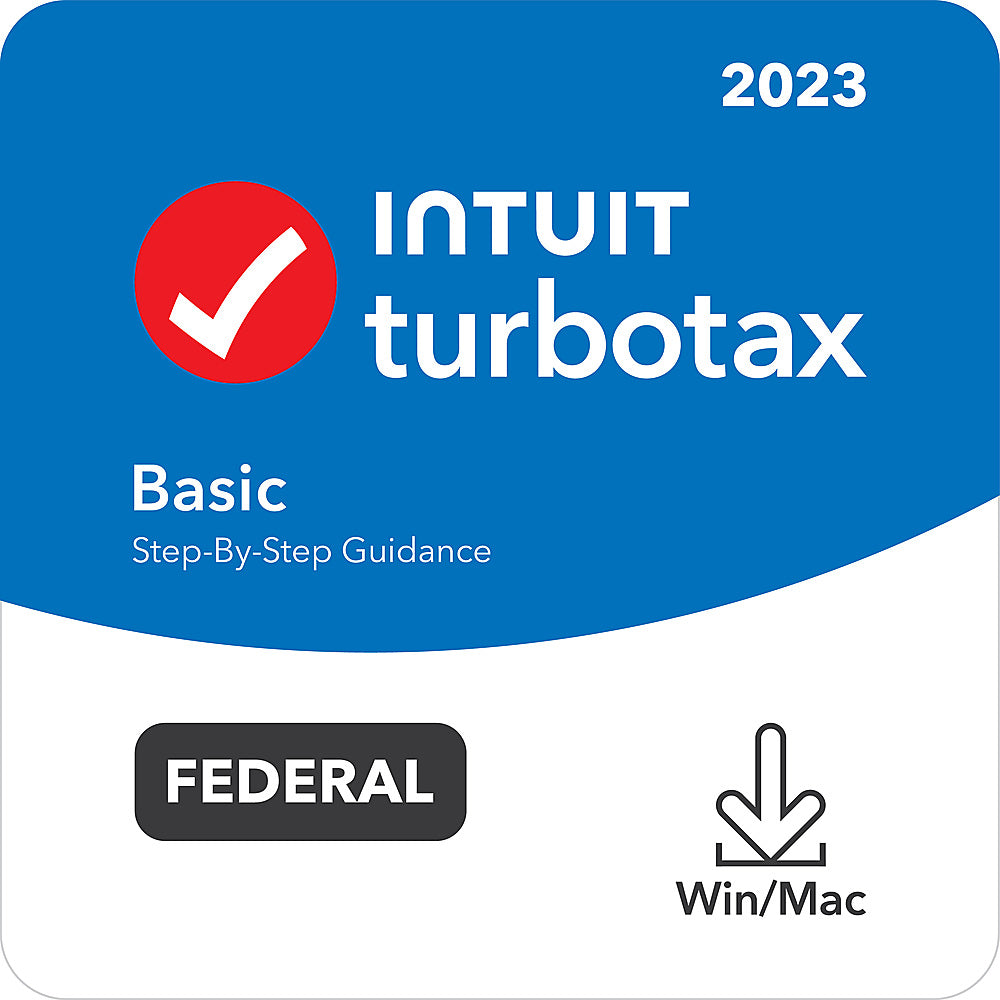 TurboTax - Basic 2023 Federal Only + E-file - Mac OS, Windows [Digital]_0