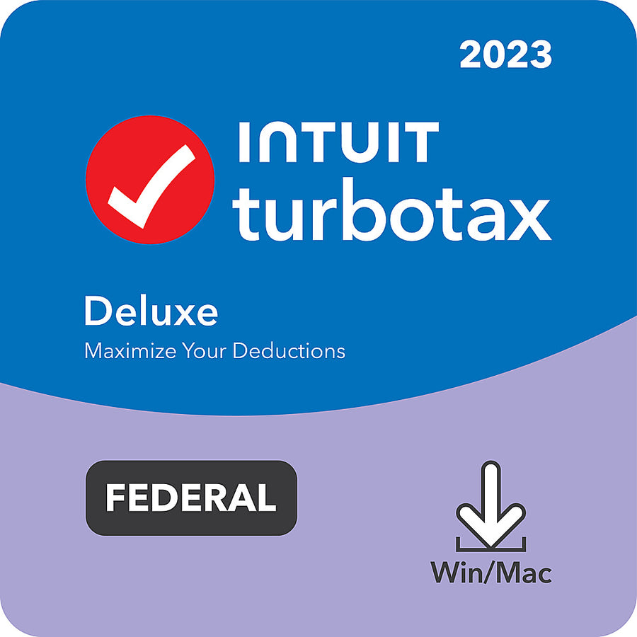 TurboTax - Deluxe 2023 Federal Only + E-file - Mac OS, Windows [Digital]_0