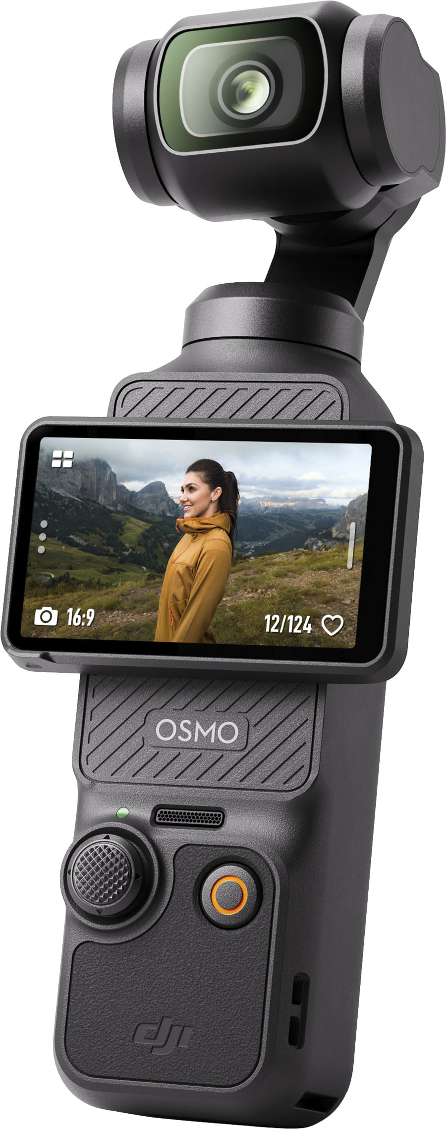 DJI - Osmo Pocket 3 3-Axis Stabilized 4K Handheld Camera with Rotatable Touchscreen - Gray_0