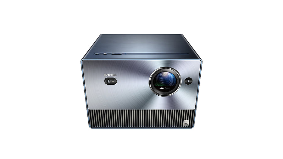 Hisense - C1 Trichroma Laser Short Throw Mini Projector, 65"~300", 4K UHD, 1600Lms, Dolby Vision & Atmos, Vidaa TV - Prussian blue_0