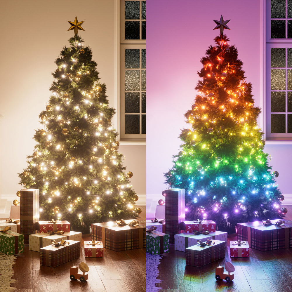 Nanoleaf Essentials Smart Holiday String Lights - White and Color RGB Addressable Christmas Lights with 250 LEDs - Multicolor_1