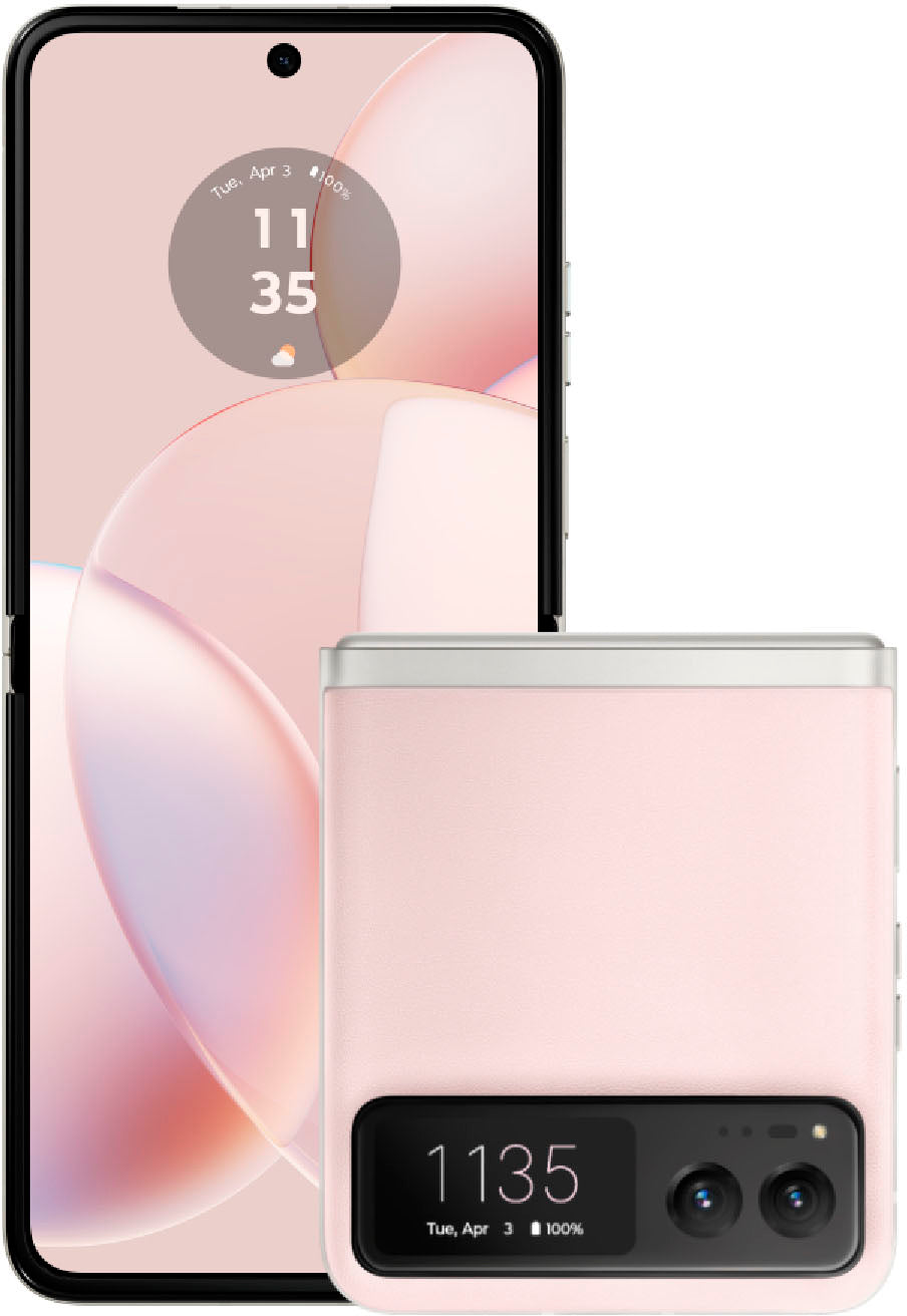 Motorola - razr 2023 128GB (Unlocked) - Cherry Blossom_0