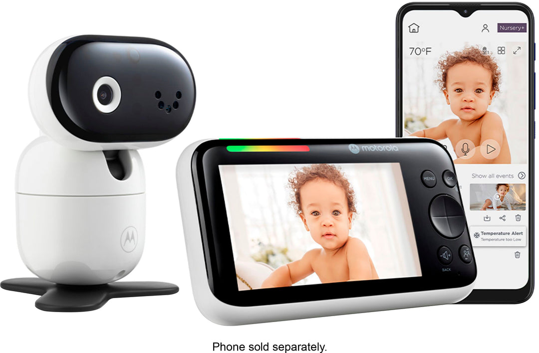 Motorola - PIP1510 CONNECT 5" WiFi Video Baby Monitor - White_4