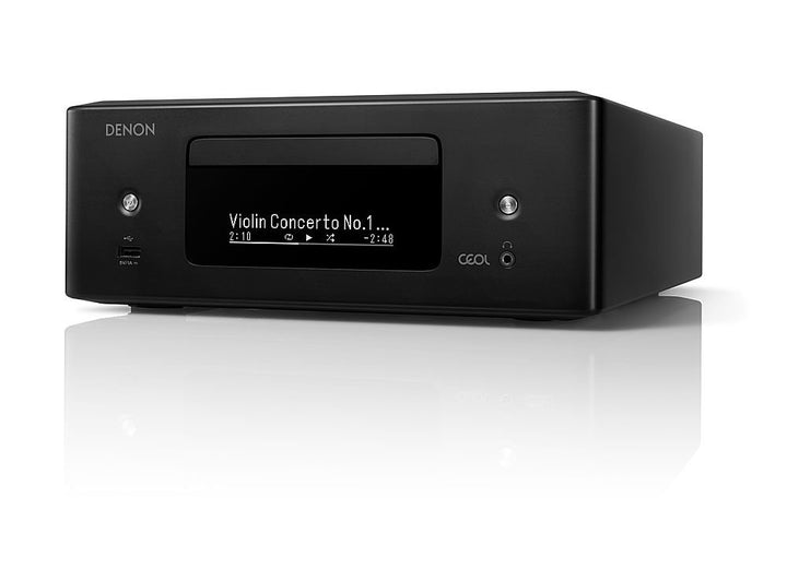 Denon - CEOL-RCD-N12 65W 2-Ch. Bluetooth Capable with HEOS Stereo Receiver with Alexa - Black_1