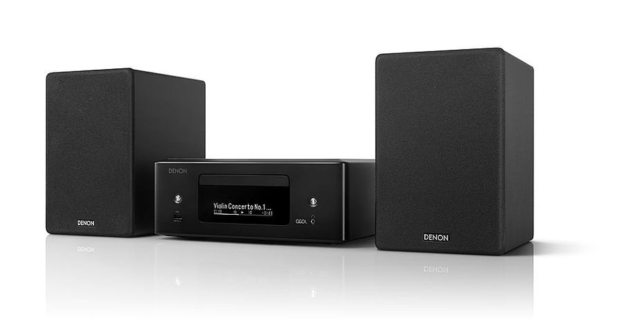 Denon - CEOL-RCD-N12 65W 2-Ch. Bluetooth Capable with HEOS Stereo Receiver with Alexa - Black_0